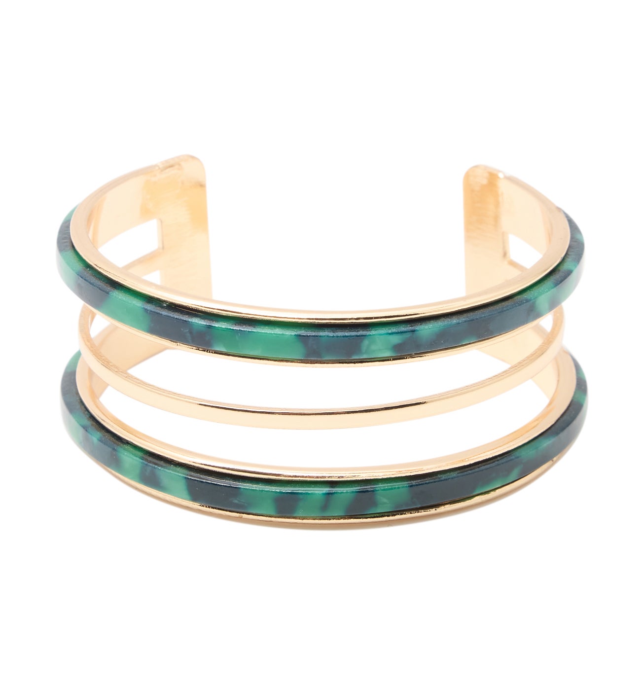 Bracelet manchette Femme - Coloration dorée