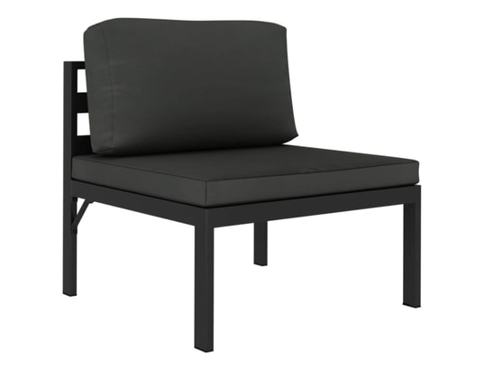 LES TENDANCES - Salon extérieur Salon de jardin-gris-6 places-70x70x64.5-370589