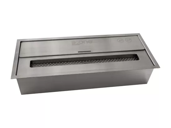 Bio-cheminée Jacob White 4,58 kW/h avec brûleur 3,5L