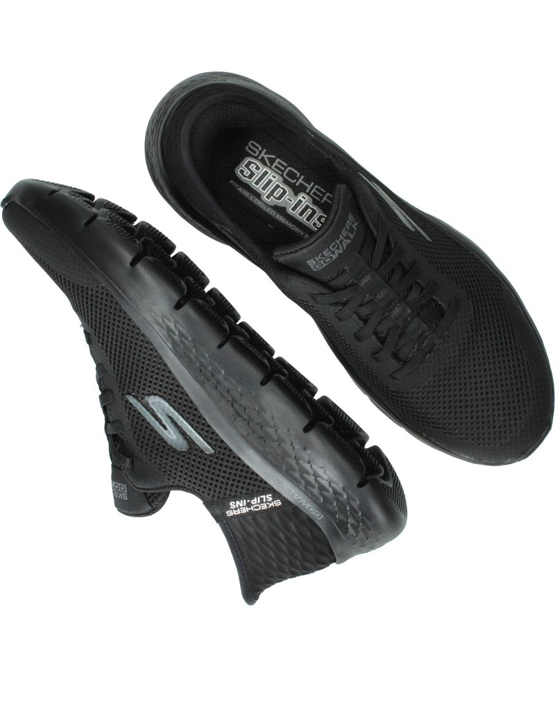 Skechers Slip-Ins Go Walk Flex Sneakers Zwart Dames