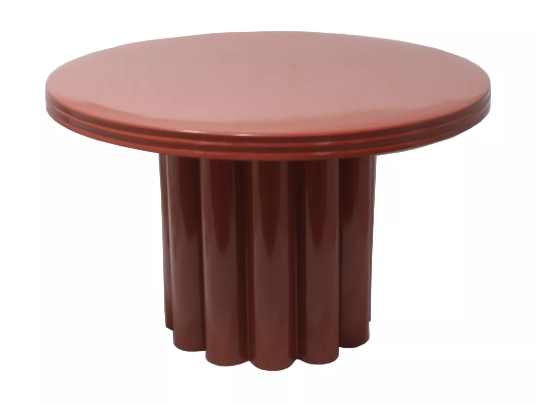 Table d'appoint en métal - Terracotta - SEMALIA