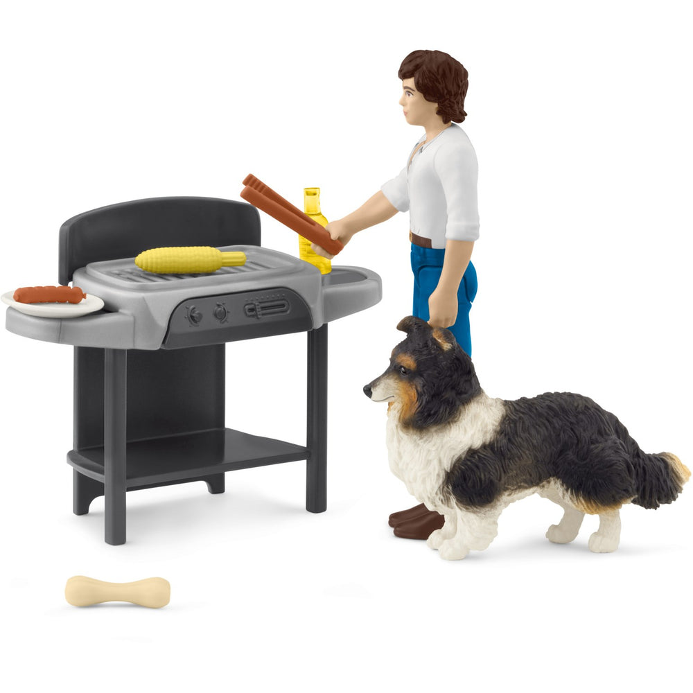 Køb Schleich Pocket Set Grillfest Med Tom