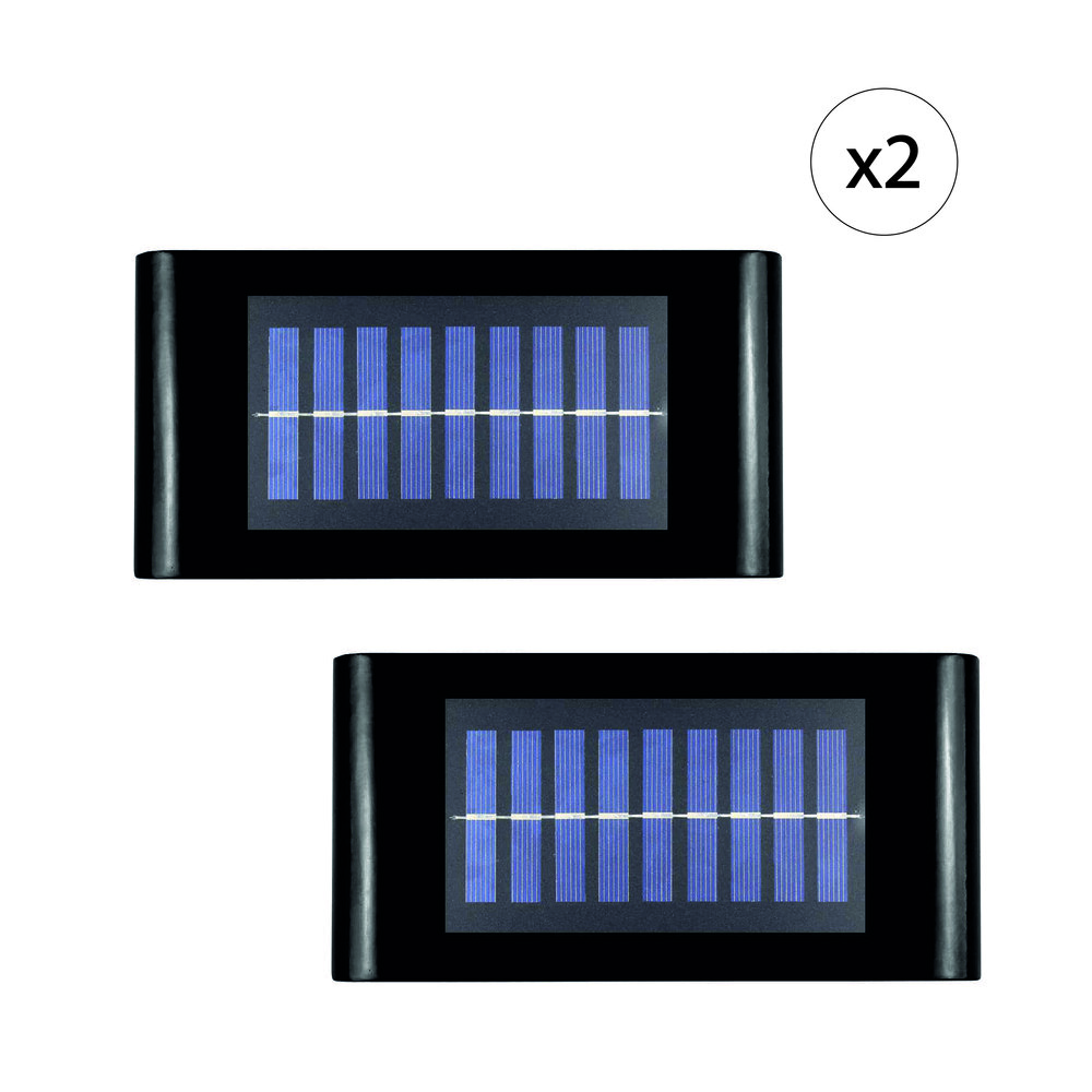 Solar up n down - pack de 2 lampes