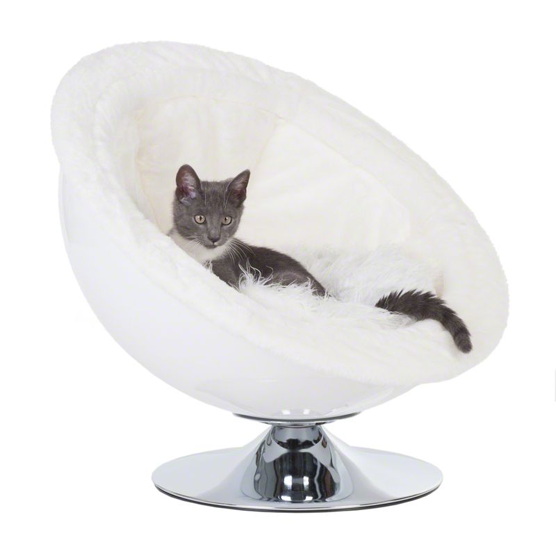 Panier rétro Pet Nest White à prix discount sur bitiba.fr