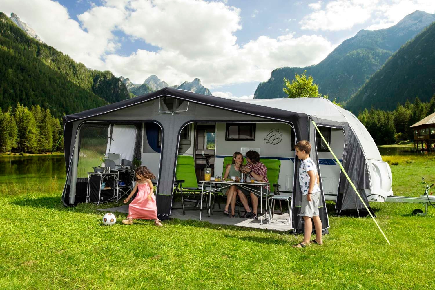 Berger Vicenza Air All Season aufblasbares Reisevorzelt Umlaufmaß 971-1000 cm