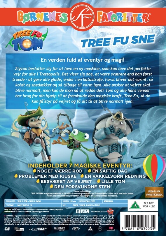 Tree Fu Tom 3 - Tree Fu Sne - DVD