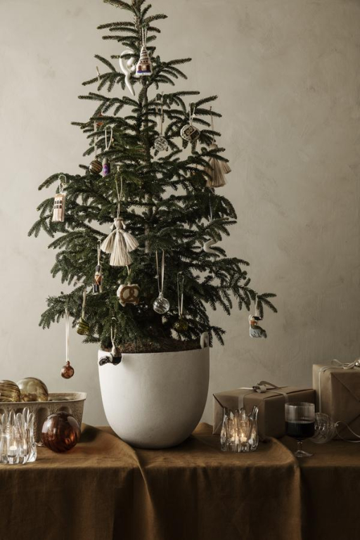 Ferm Living Speckle bloempot large Ø30