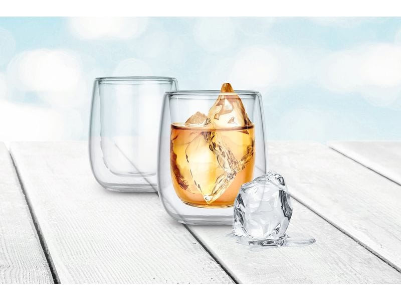 GOURMETmaxx Espresso Becher 80 ml, 4 Stück, Transparent Espresso-Thermogläser