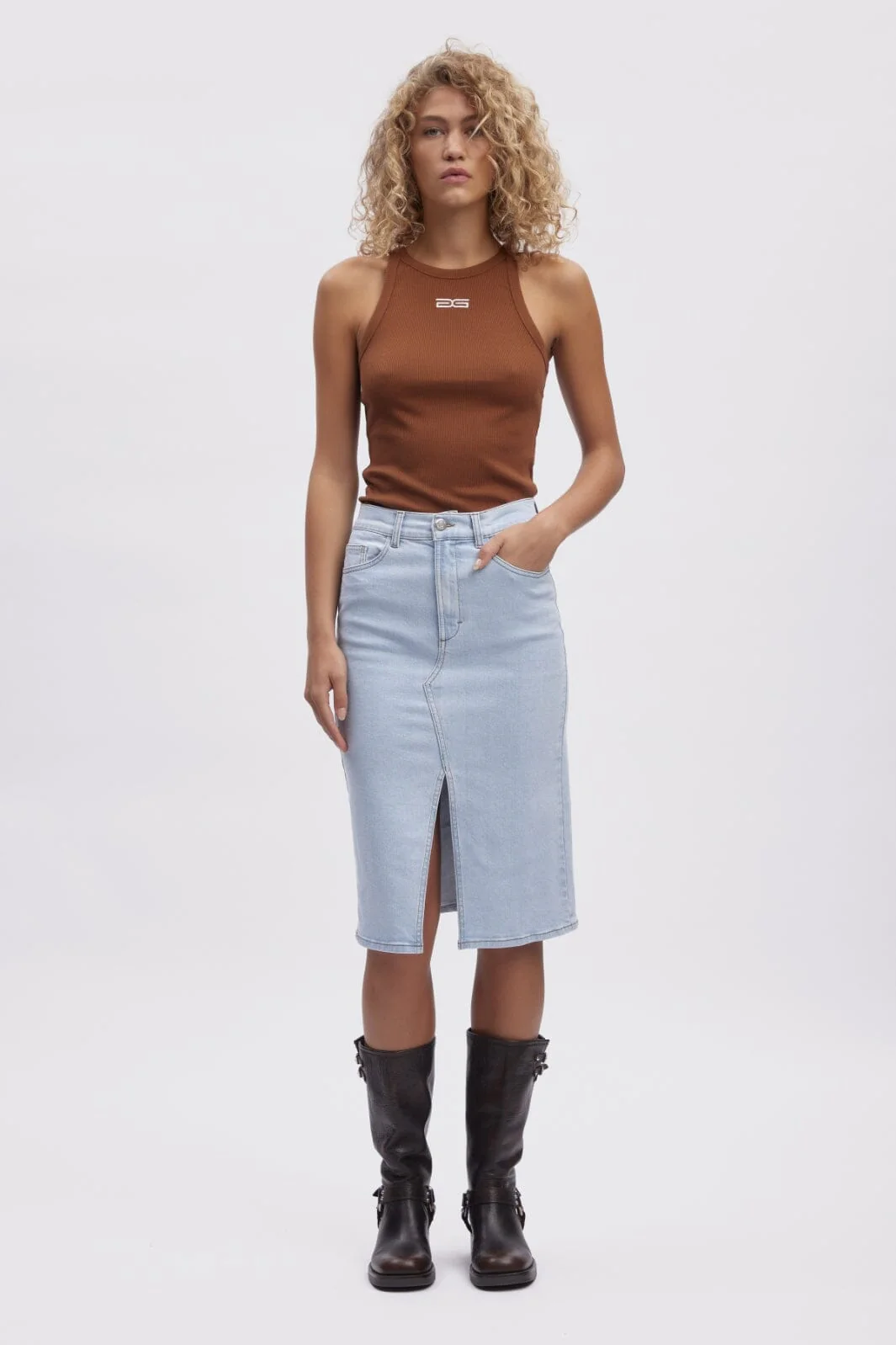 Gestuz Deniagz Midi Skirt