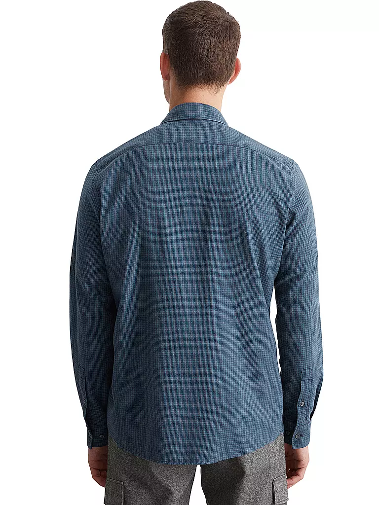 MARC O'POLO Hemd Regular Fit  dunkelblau
