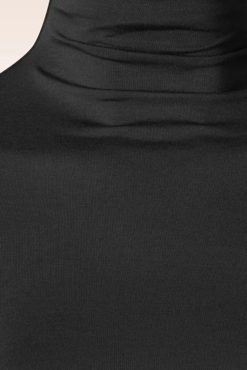Surkana Pelle Perkins bamboe top in zwart