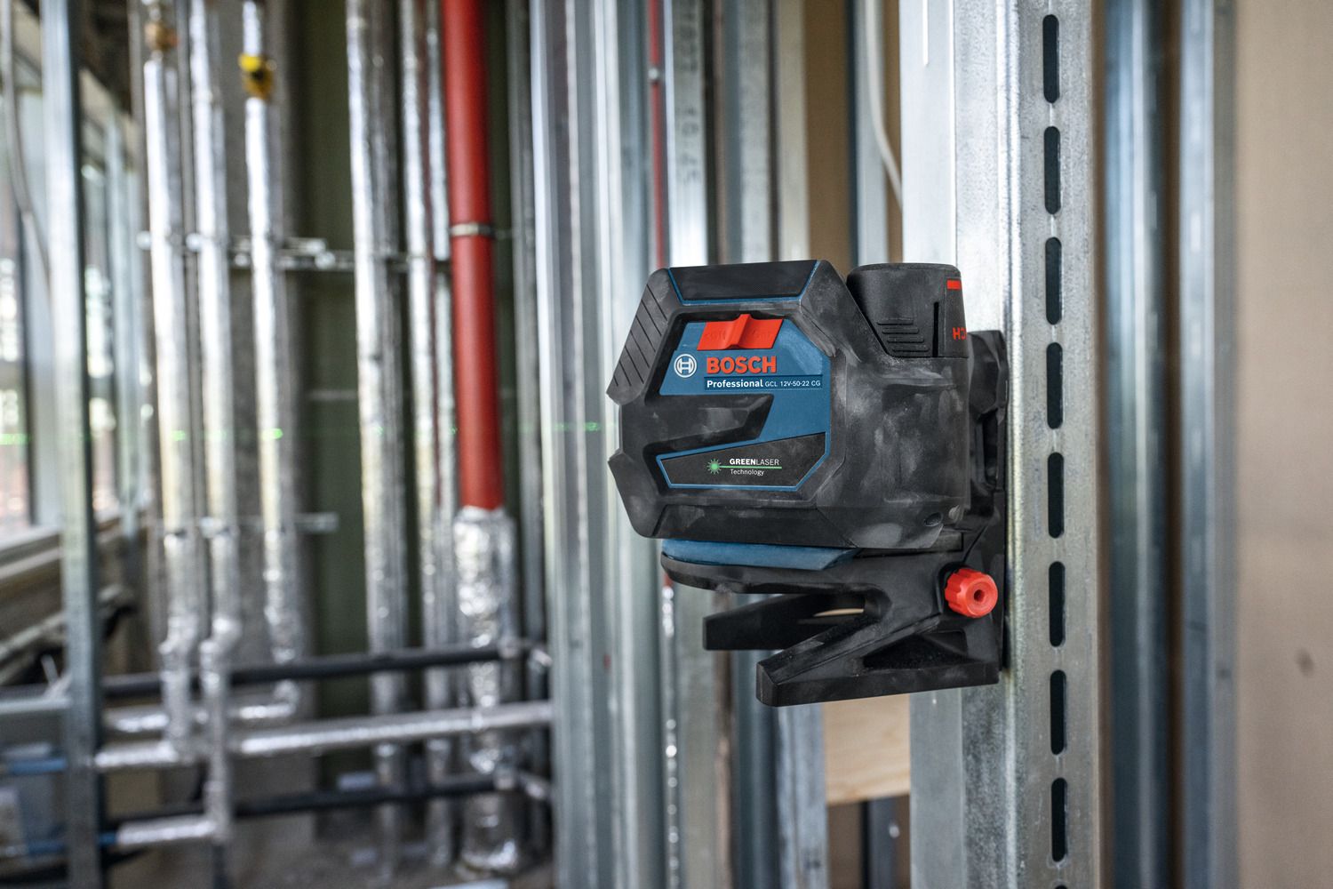 Bosch Professional GCL 12V-50-22 CG Punt- en kruislijnlaser groen 12V 2.0Ah in L-Boxx - 0601066S02