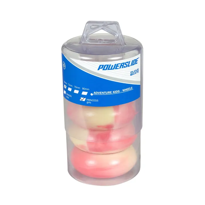 Powerslide Princess Girls 64mm Wielen (4-pack)
