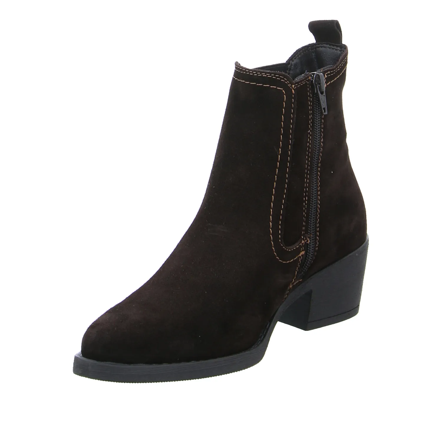 TAMARIS Stiefelette Braun Leder