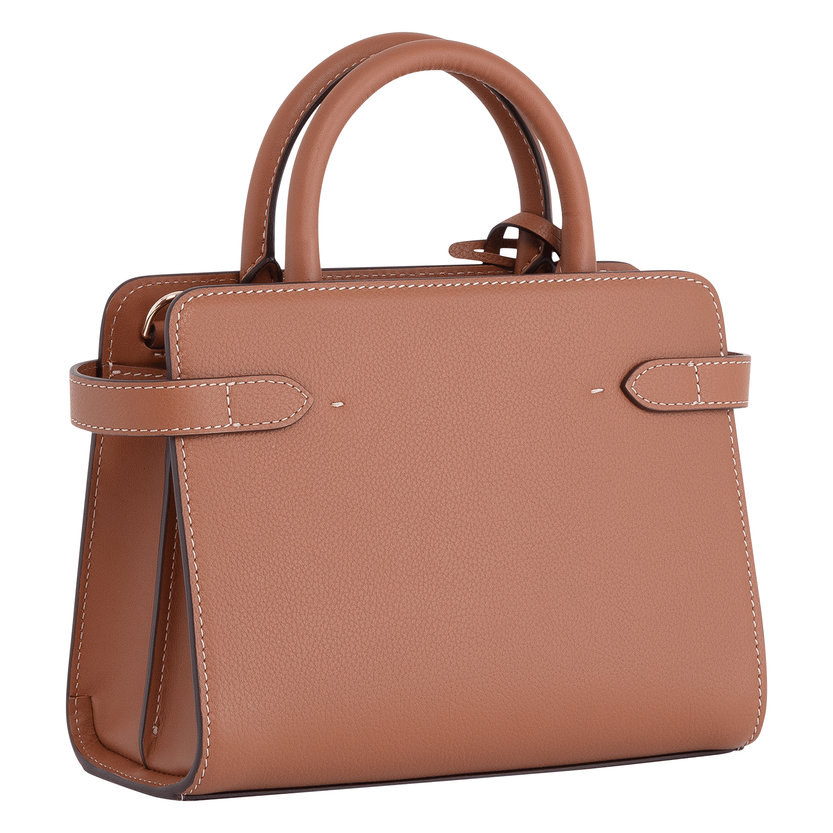 EMILIE - Sac à main en cuir| Marron