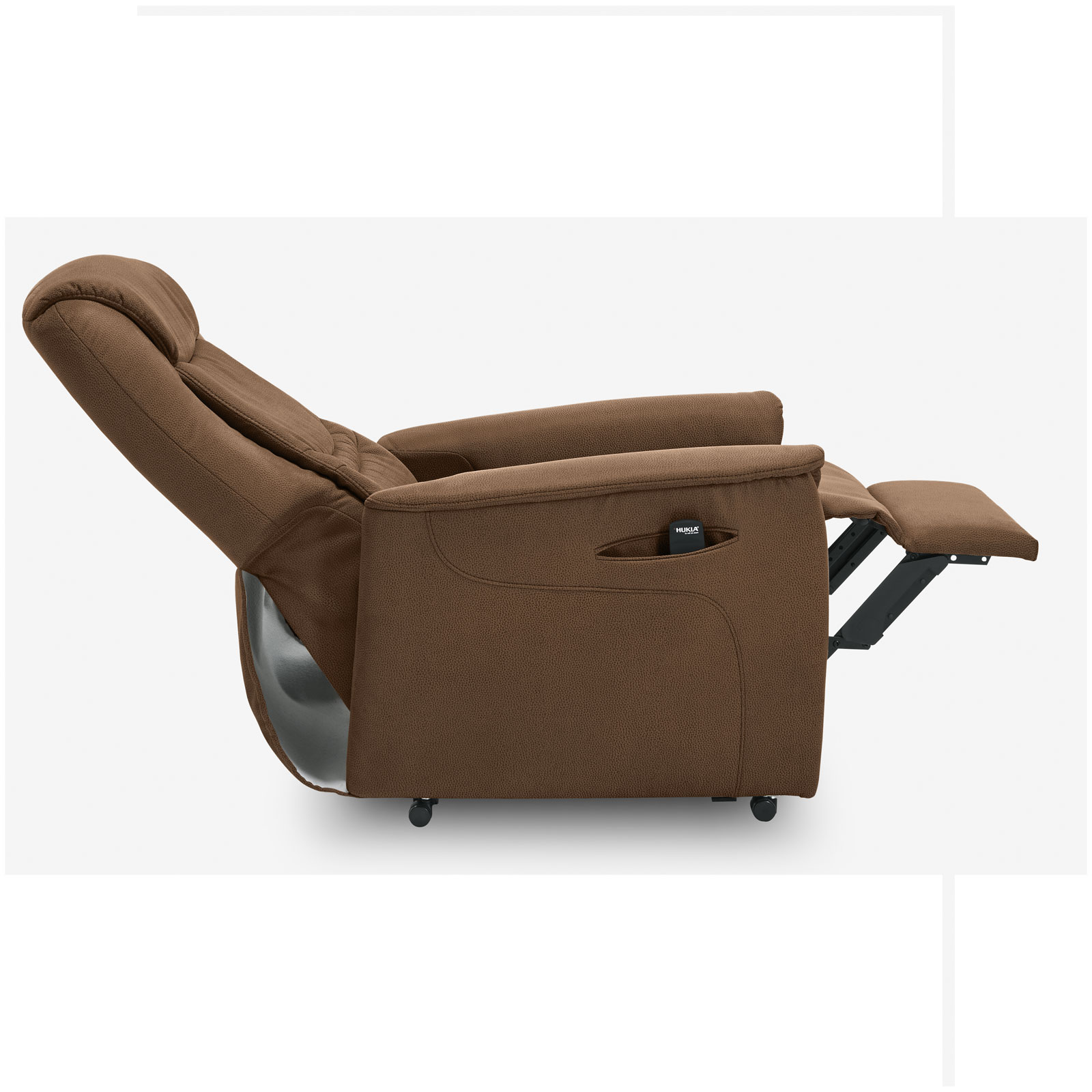 TV-Sessel - schoko - mit Fernbedienung