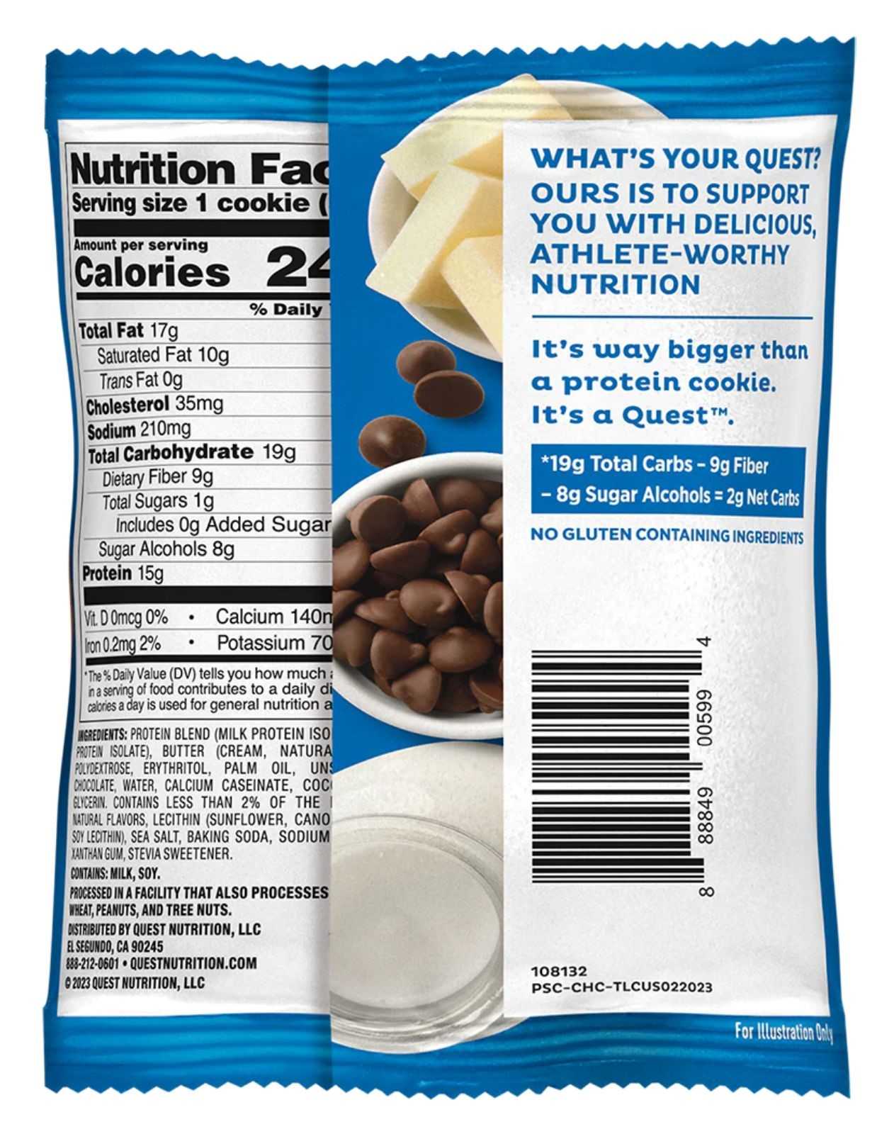 Biscoito proteico Quest Nutrition 50g