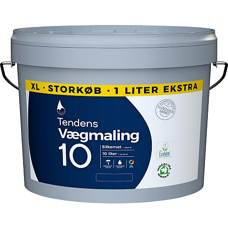 Tendens vægmaling silkemat 10 10 liter