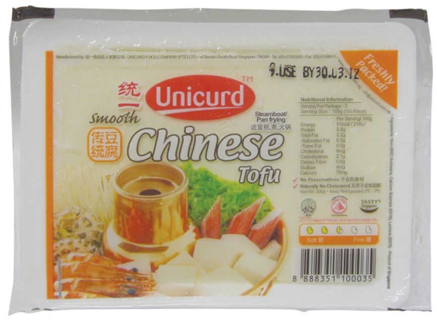 Unicurd Zijden Chinese Tofu (T17) 300g