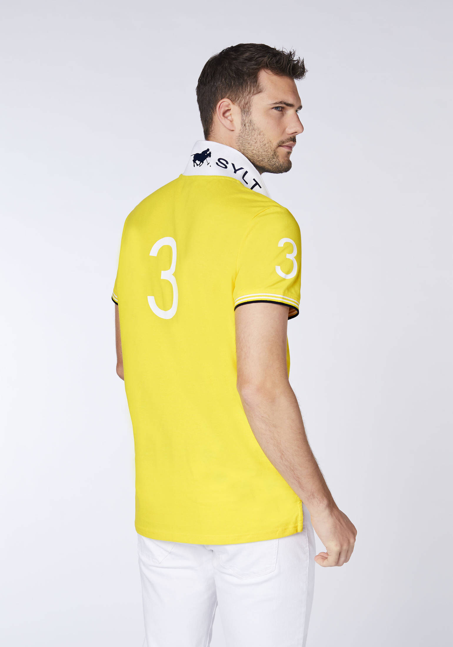 Polo Sylt| Poloshirt aus fein texturiertem Baumwollpiqué
