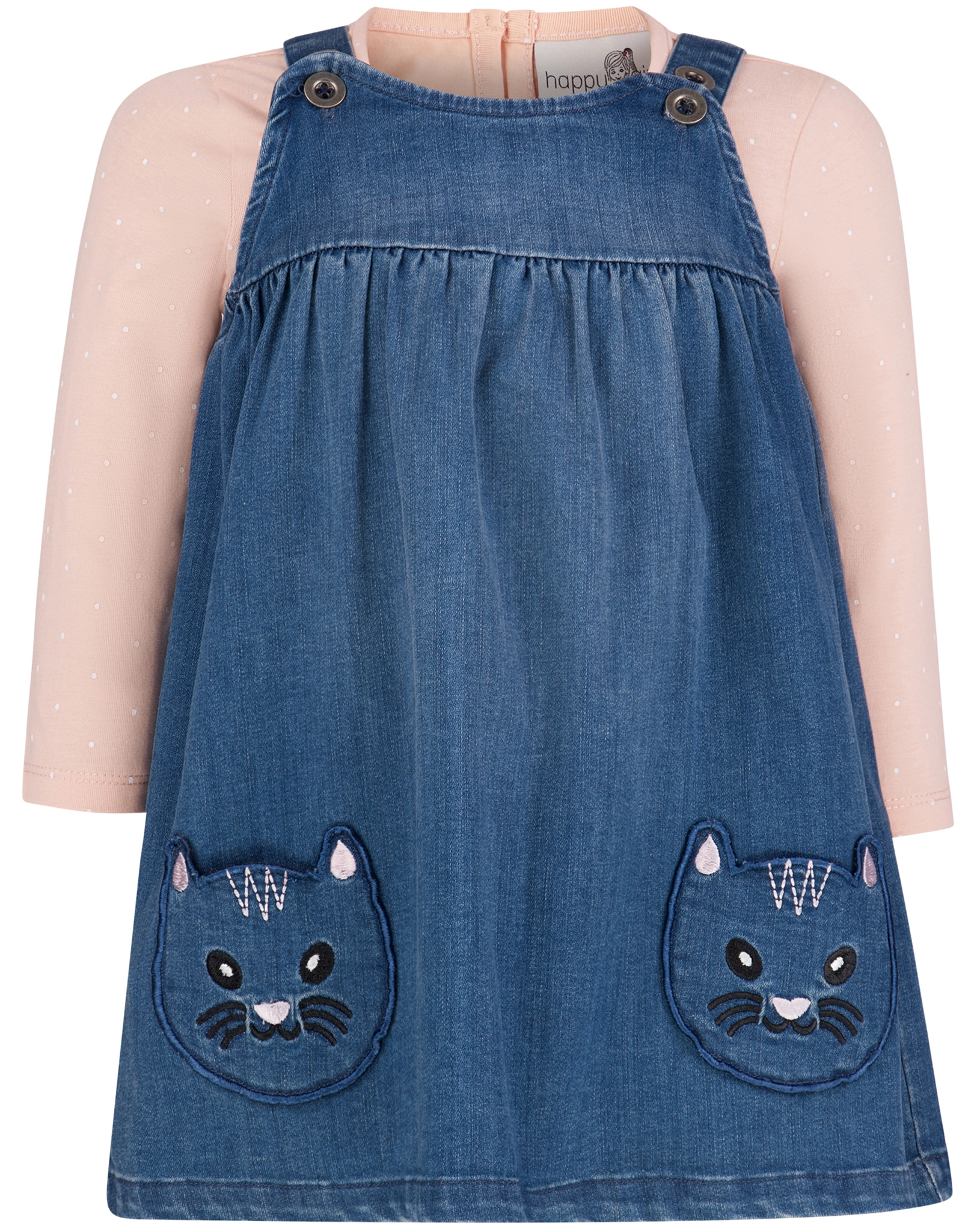 Latzkleid KATT 2-teilig in jeans blue