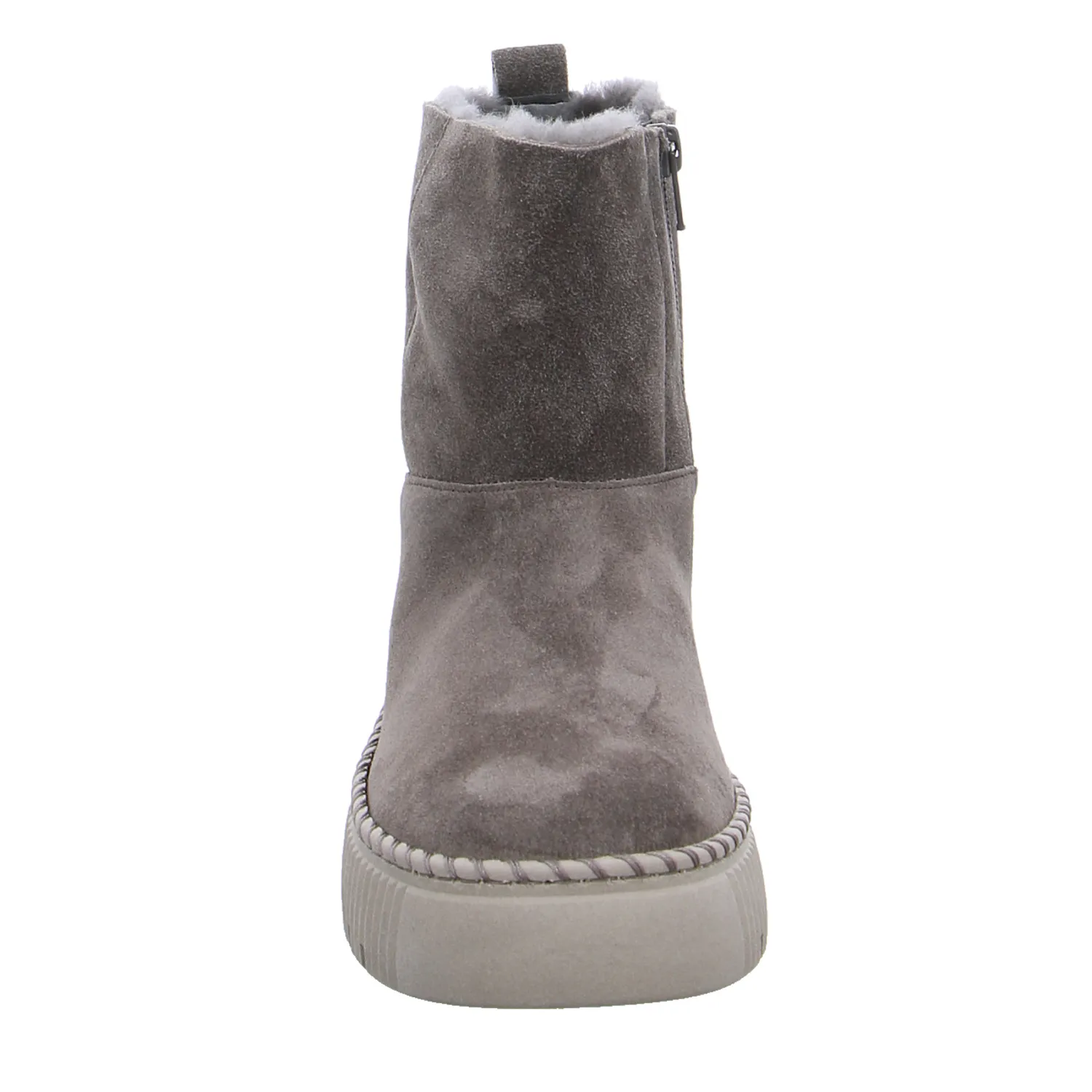 GABOR Boot Grau Leder