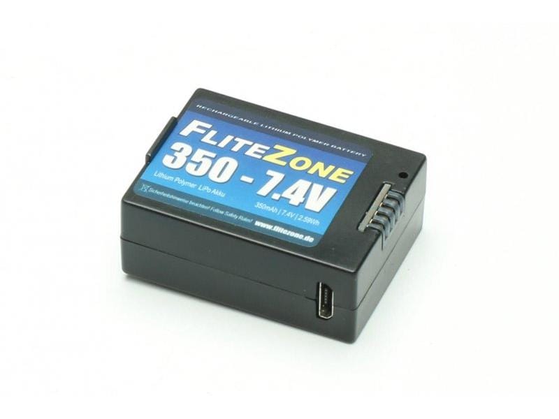 FliteZone RC-Akku LiPo 350 mAh 7.4 V EC135 Ersatzakku zu Flitezone EC135 Heli