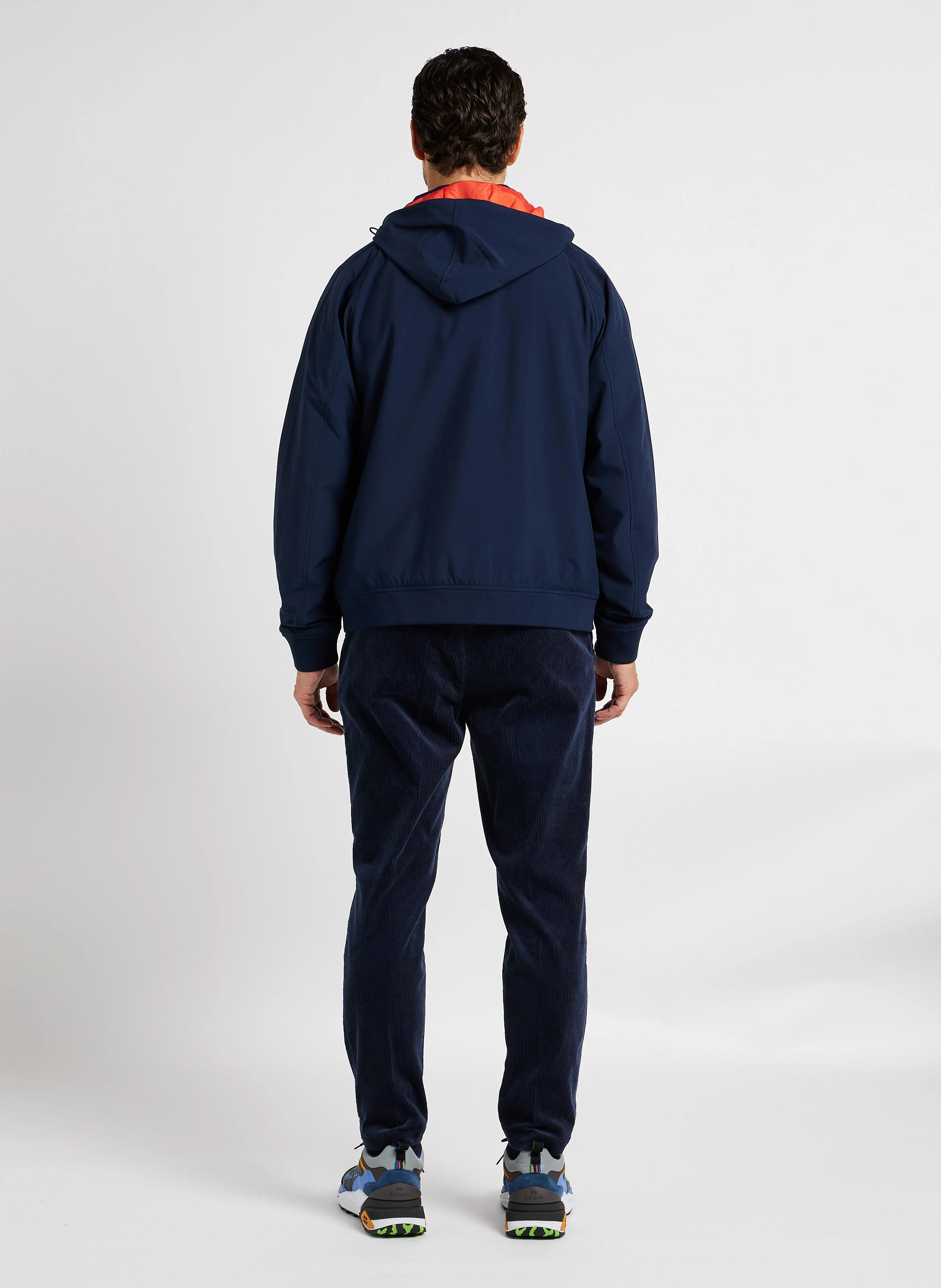 Pull col rond en laine et en cachemire mélangés | Orange