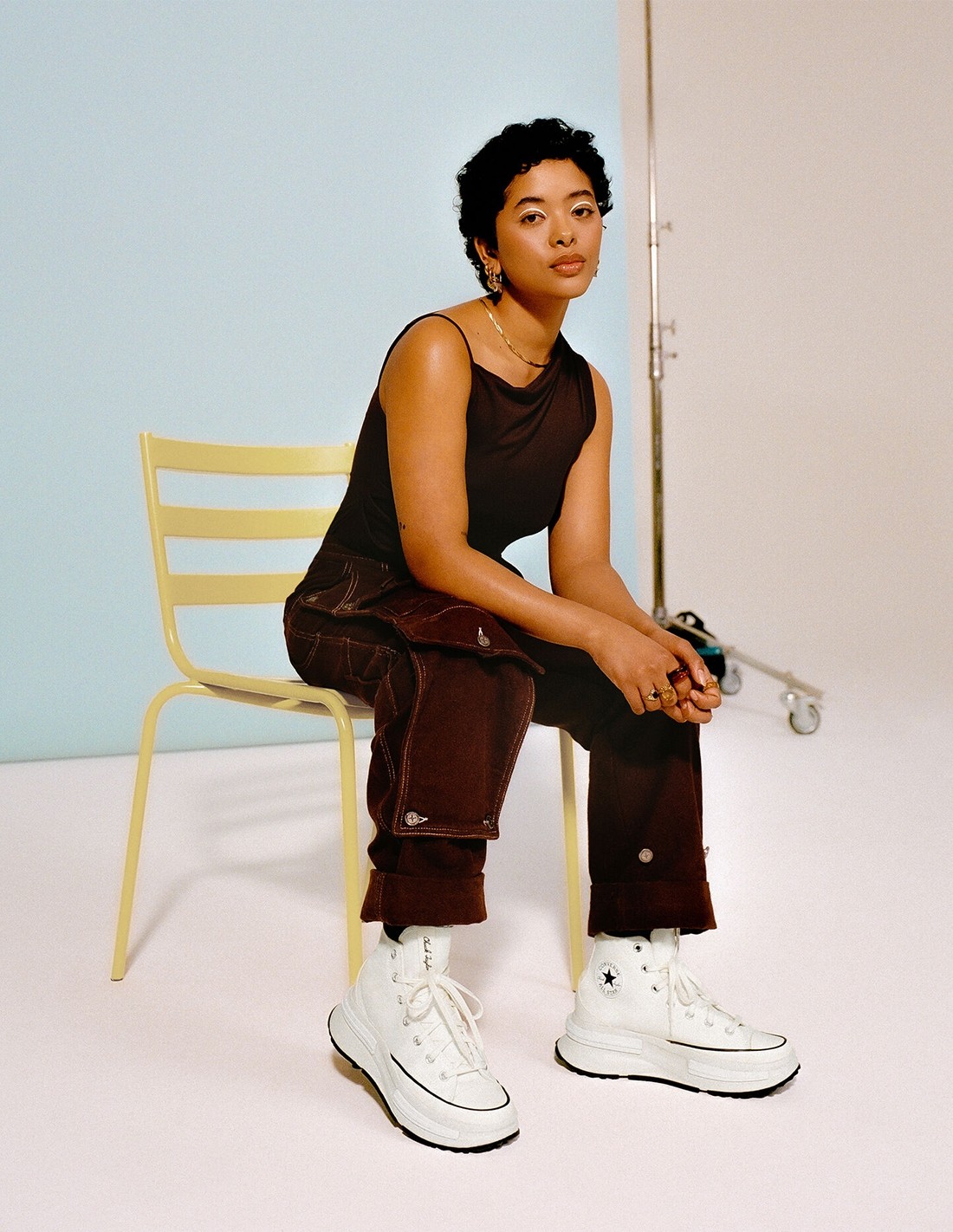 converse Sneakers femme run star legacy cx white