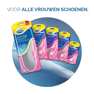 Scholl Gel Activ Inlegzolen Flats Vrouw 2ST