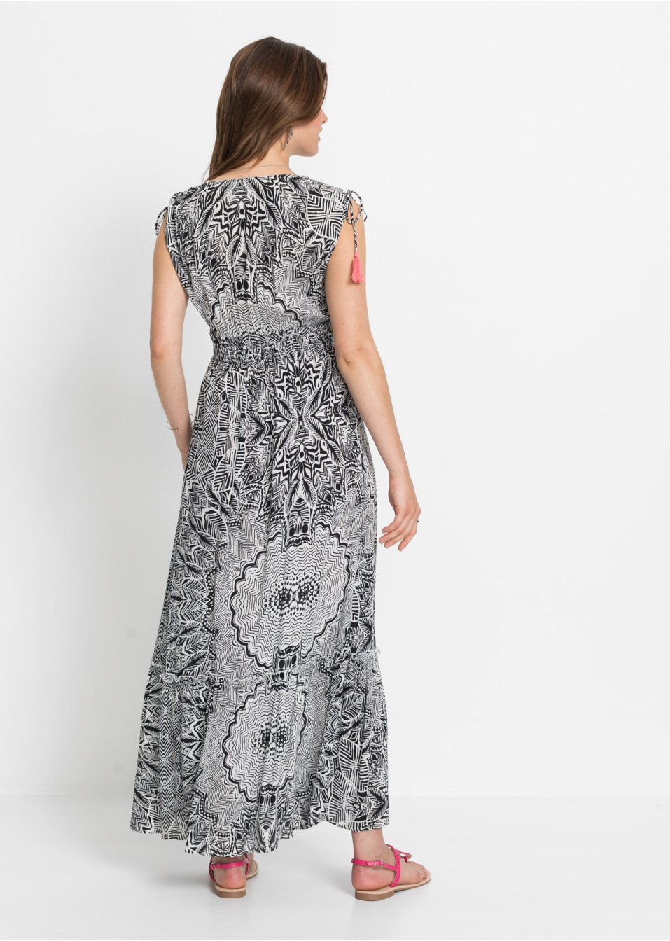 Robe longue imprimée