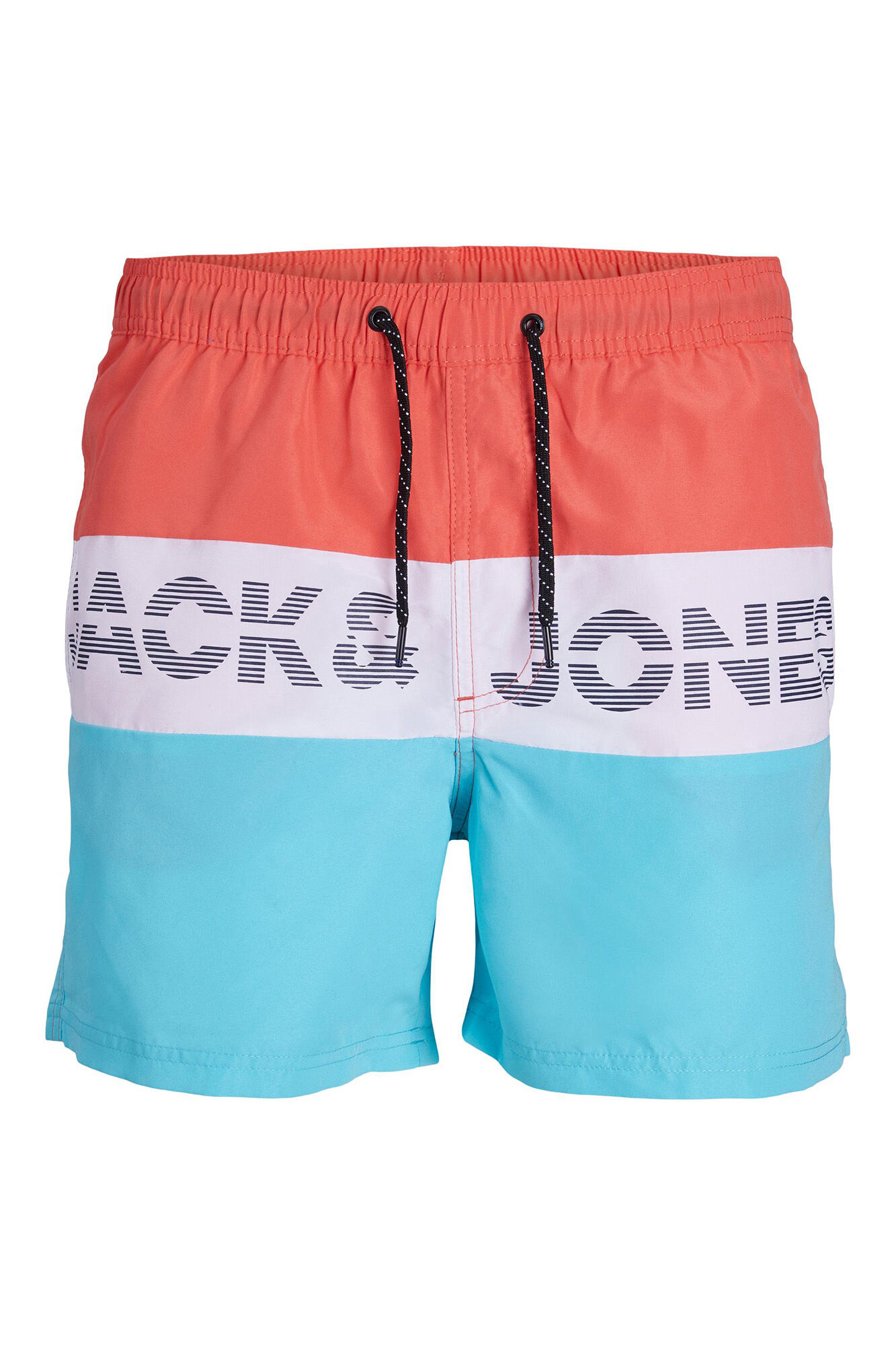 Maiô color block - coral