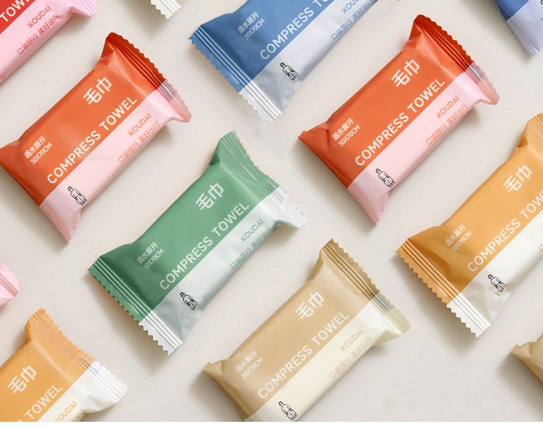 Evorest Bags - Set van 30: Reisgecomprimeerde gezichtshanddoekjes