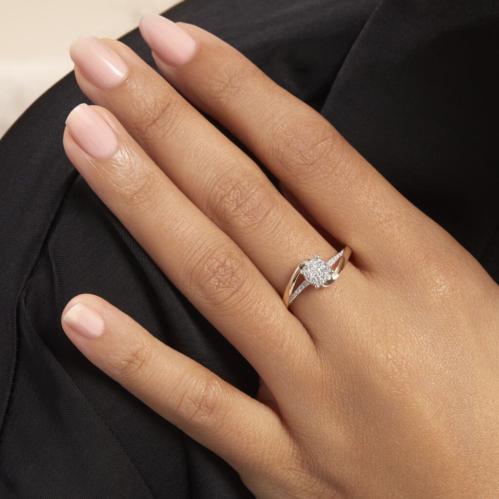 Bague Petunia Or Jaune Diamant