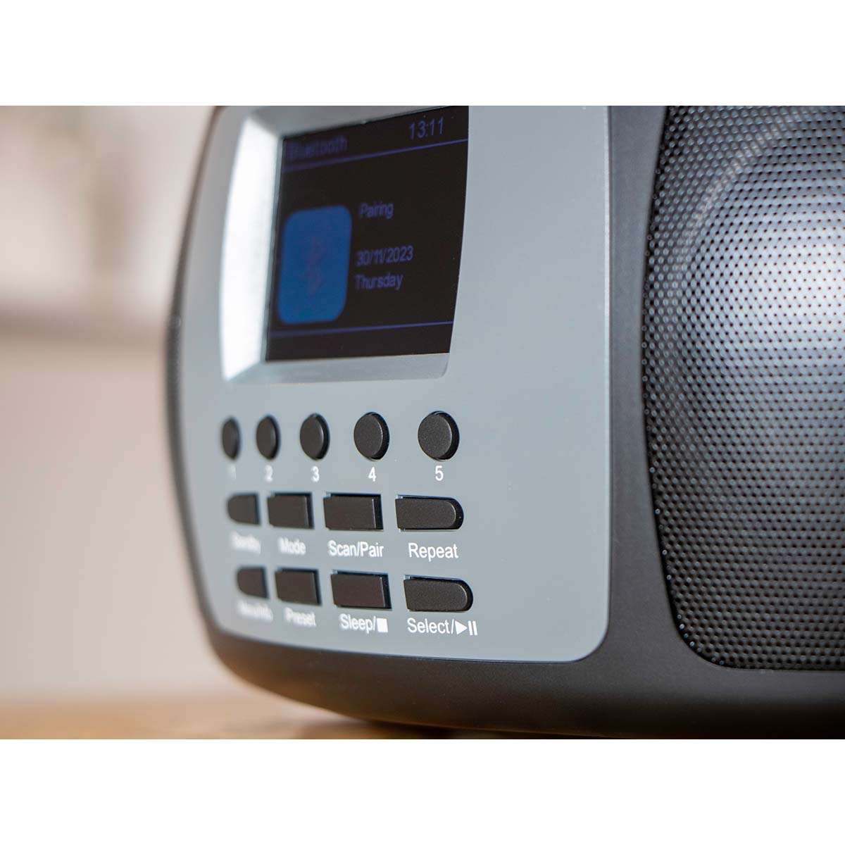 Lenco scd-860bk draagbare dab+/fm radio