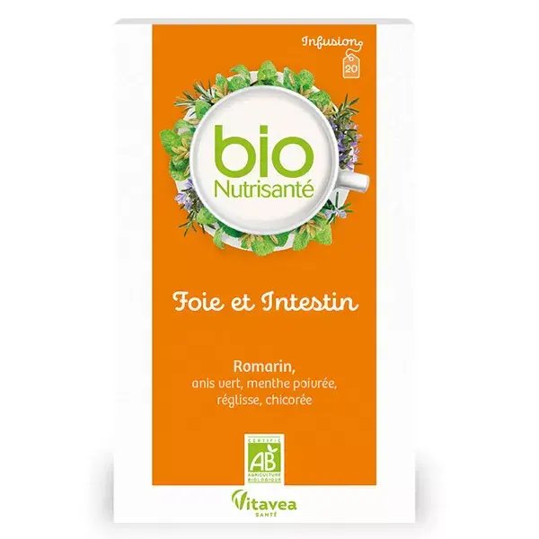 Vitavea - BioNutrisanté - Infusão de fígado e intestino - 20 sachês
