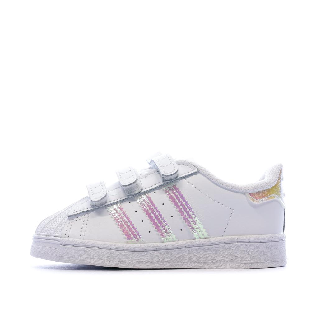 Adidas Basket Blanches Bébé Adidas SUPERSTAR CF I