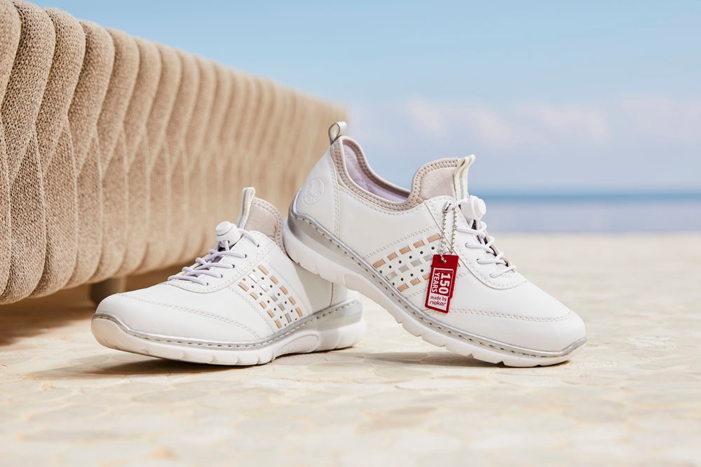 Rieker Slip-On Sneaker  Slipper, Schlupfschuh, Freizeitschuh 150 Jahre RIEKER Jubiläumsartikel