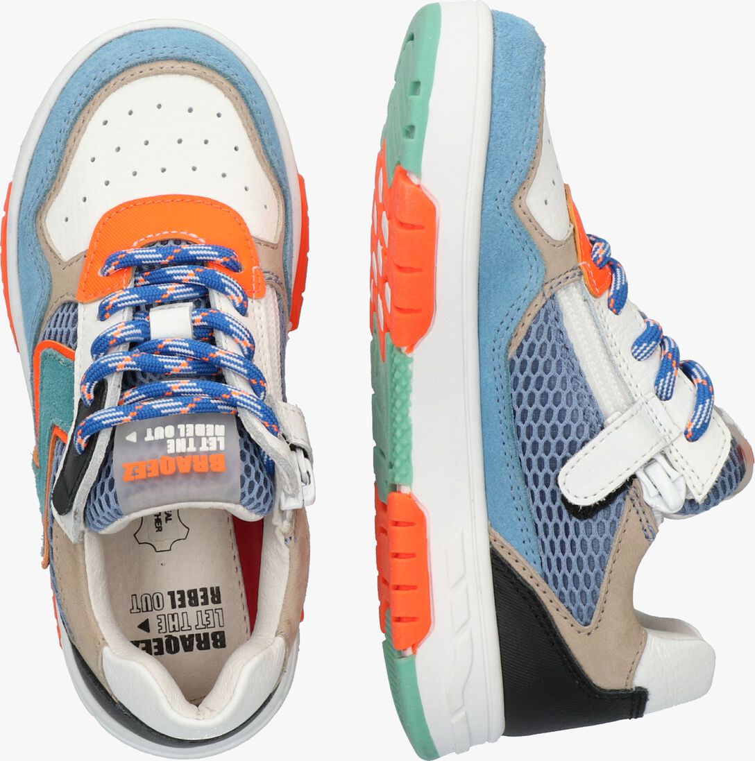 BRAQEEZ blauwe braqeez lage sneakers colin chicago