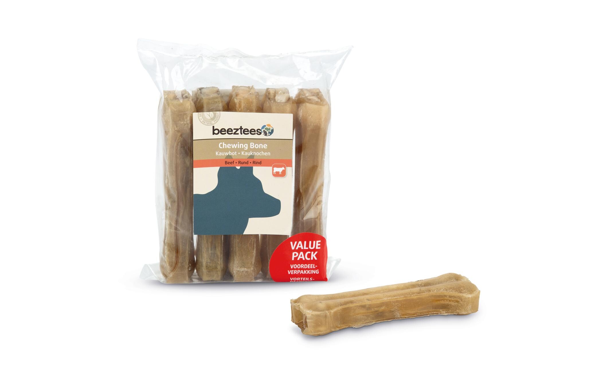 Kauknochen Rinderhaut, 14 cm, 5 Stk.Kauspass für Hunde