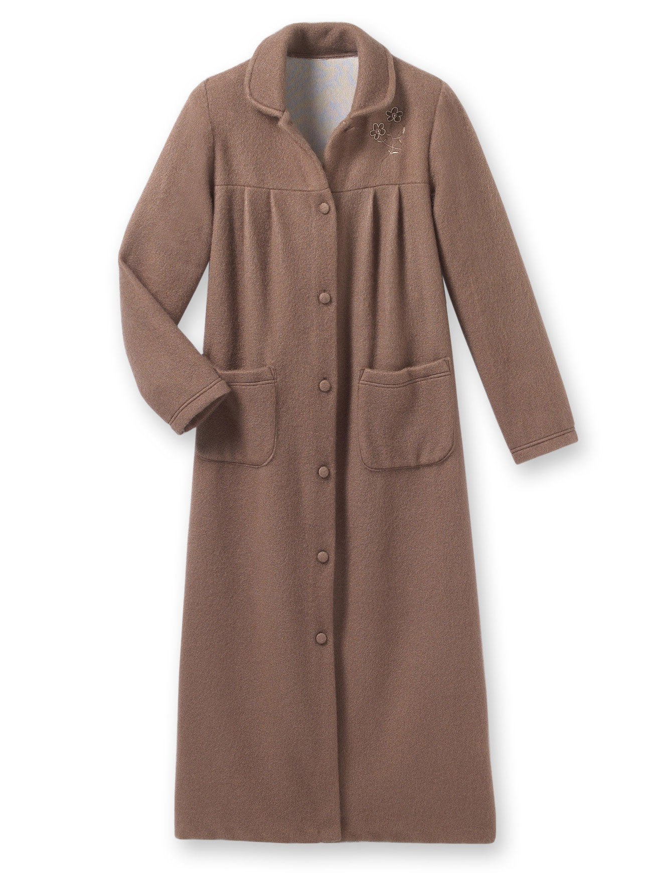 Robe de chambre col Claudine courtelle