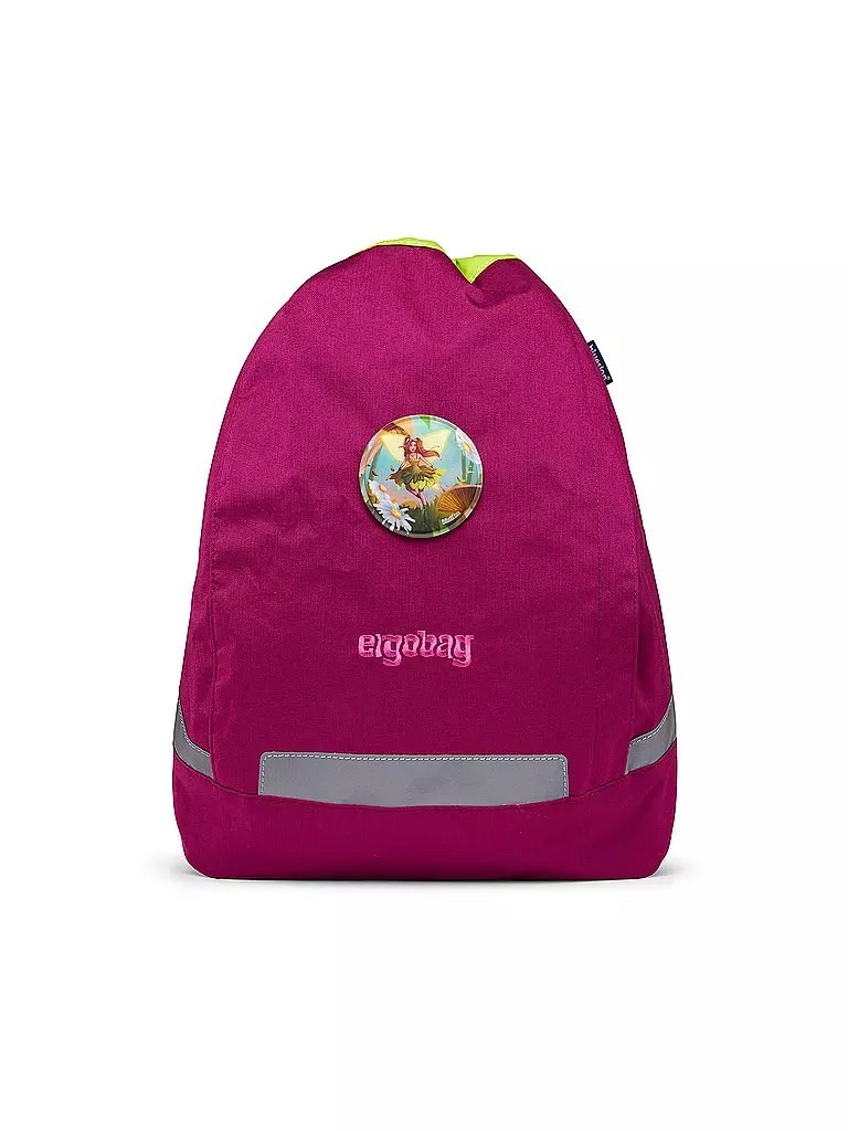 ERGOBAG Schultaschen Set 5tlg CUBO Eco Hero - WaldzauBär beere