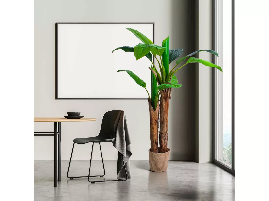 Banana Tree - Plante artificielle en pot H150 cm