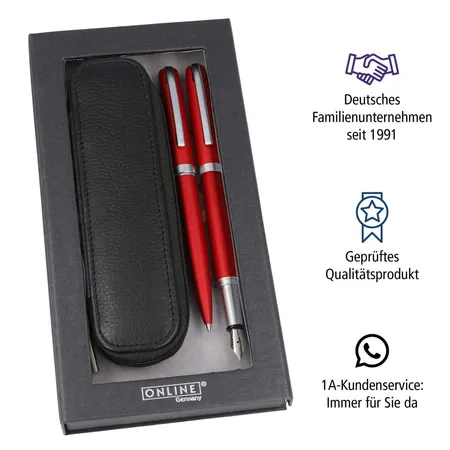ONLINE Geschenkset Eleganza Satin Red