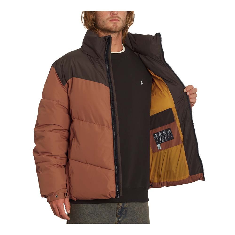 Volcom GOLDSMOOTH - Doudoune Homme mocha