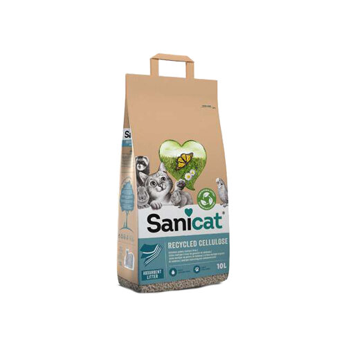 Sanicat Recycled Cellulose Kattenbakvulling