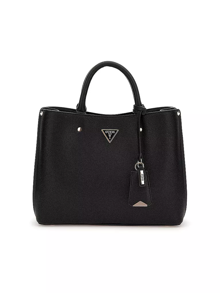 GUESS Tasche - Henkeltasche MERIDIAN schwarz