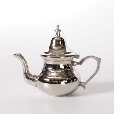 Neue Teekanne, marokkanisch, silber, Ø 8,5 cm, H 13 cm zu 18,00