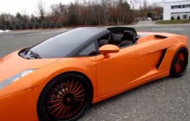 Lamborghini selber fahren in Rain I mydays