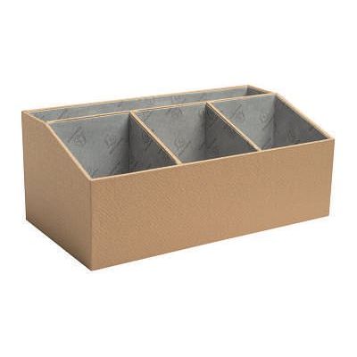 Exacompta OfficeByMe - Organiseur de bureau 4 compartiments - beige